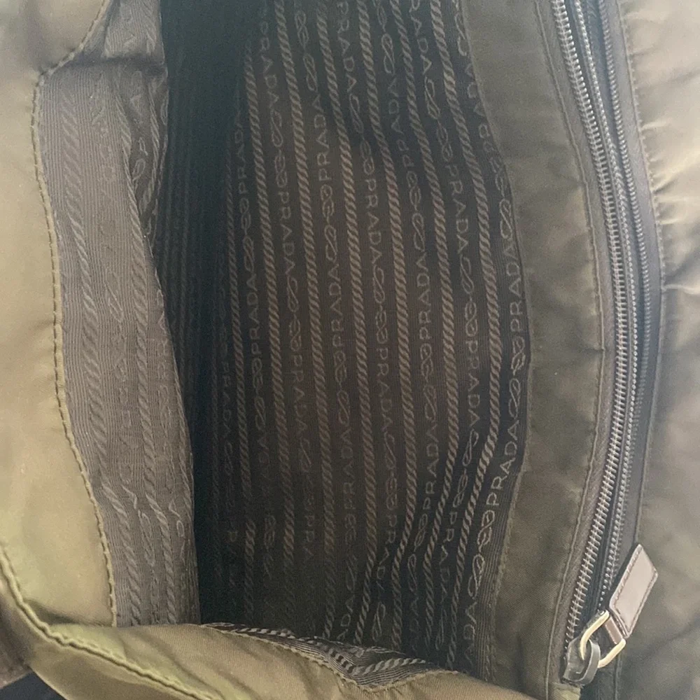 PRADA great condition brown nylon tote - Picture 5 of 11